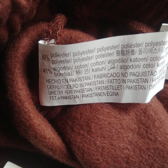 NEW WITH TAGS Zara cotton blend soft brown joggers sweatpants Small - Picture 13 of 15